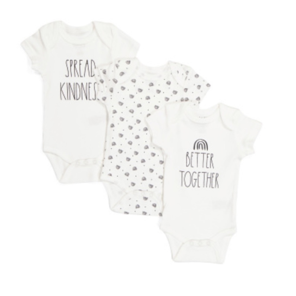NEW Rae Dunn better together/kindness onesie set - Picture 2 of 7